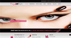 Desktop Screenshot of crazy-nails-marseille.fr